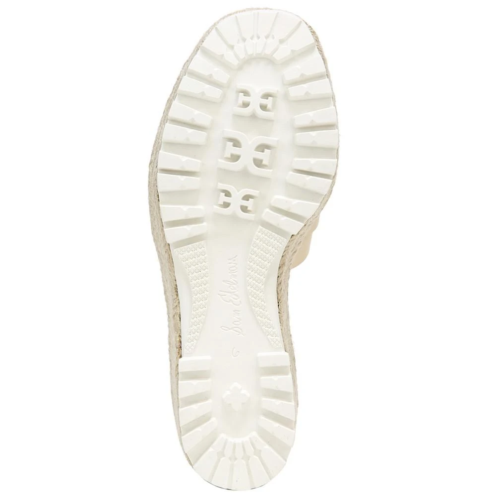 商品Sam Edelman|Women's Livi Buckle Wedge Sandals,价格¥439,第5张图片详细描述