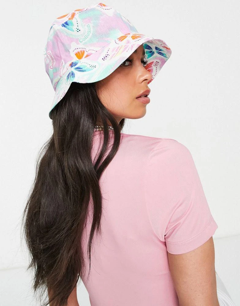 商品COLLUSION|COLLUSION butterfly print bucket hat,价格¥61,第4张图片详细描述