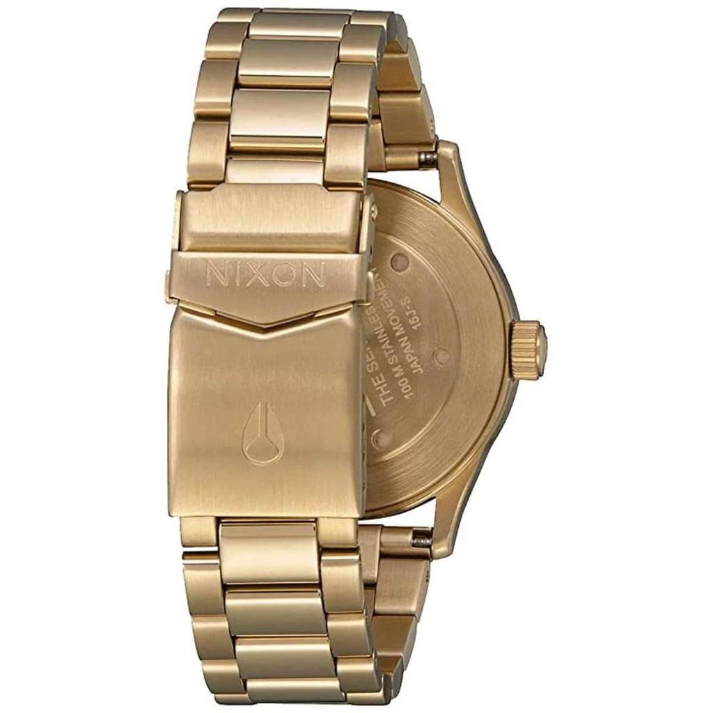 商品Nixon|Nixon Men's Quartz Watch - Sentry Pink Dial Yellow Gold Bracelet | A4502360,价格¥592,第3张图片详细描述