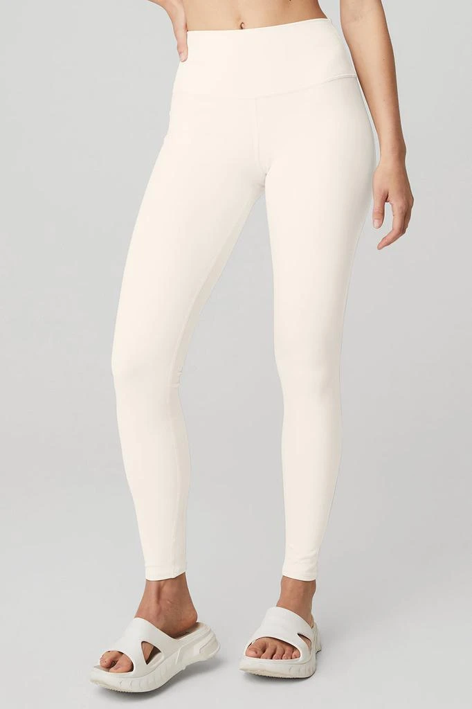 商品Alo|High-Waist Airbrush Legging - Ivory,价格¥829,第1张图片