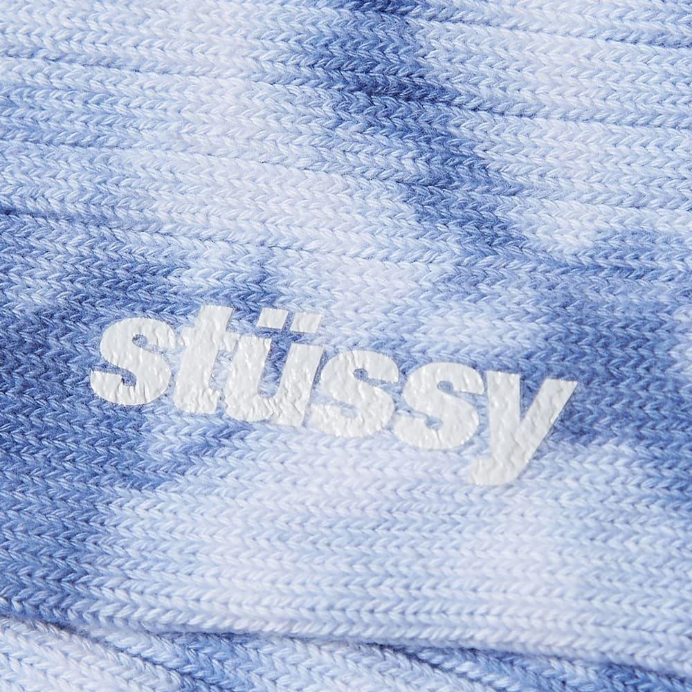 商品STUSSY|Stussy Dyed Ribbed Crew Socks,价格¥153,第2张图片详细描述