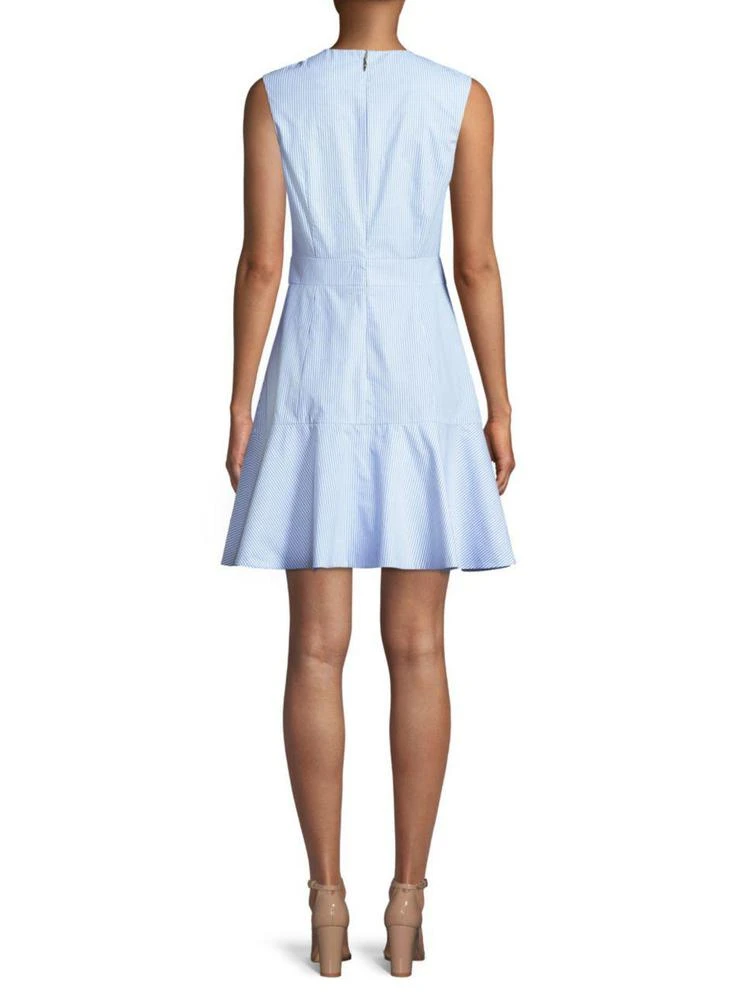 商品Draper James|Striped Ruffle Cotton Dress,价格¥588,第2张图片详细描述