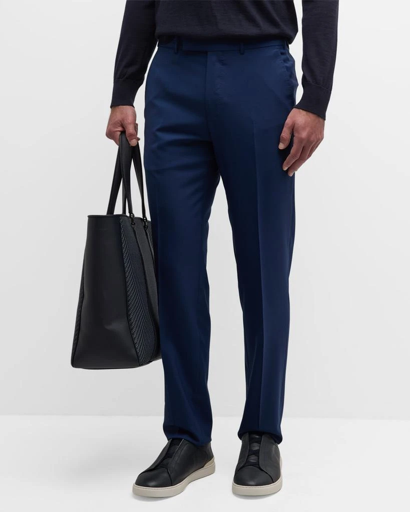 商品Zegna|Men's High Performance Wool Pants,价格¥7643,第1张图片