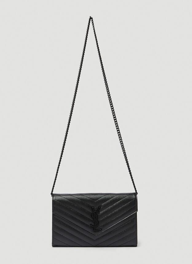 商品Yves Saint Laurent|Envelope Chain Wallet Shoulder Bag in Black,价格¥12072,第1张图片