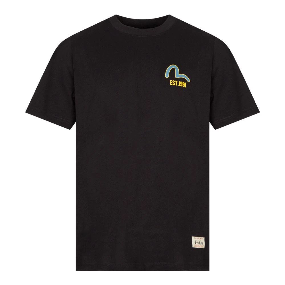 商品Evisu|Evisu Back Logo T-Shirt - Black,价格¥530,第1张图片