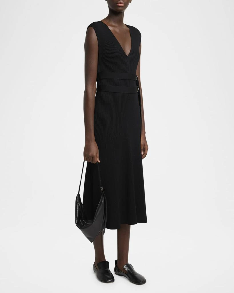 商品Proenza Schouler|Tetra Double-Zip Napa Leather Shoulder Bag,价格¥10073,第5张图片详细描述