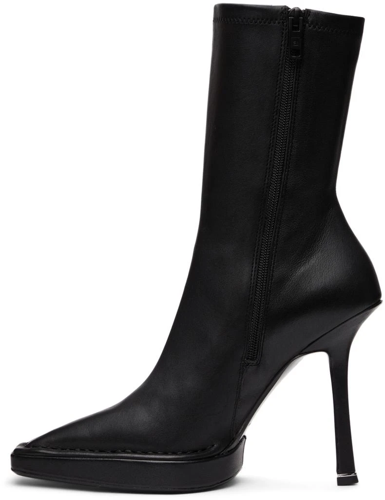 商品Alexander Wang|Black Bardot Platform Boots,价格¥3285,第3张图片详细描述