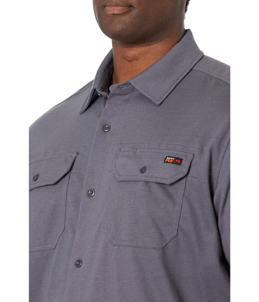 FR Cotton Core Button Front Shirt - Tall商品第3张图片规格展示