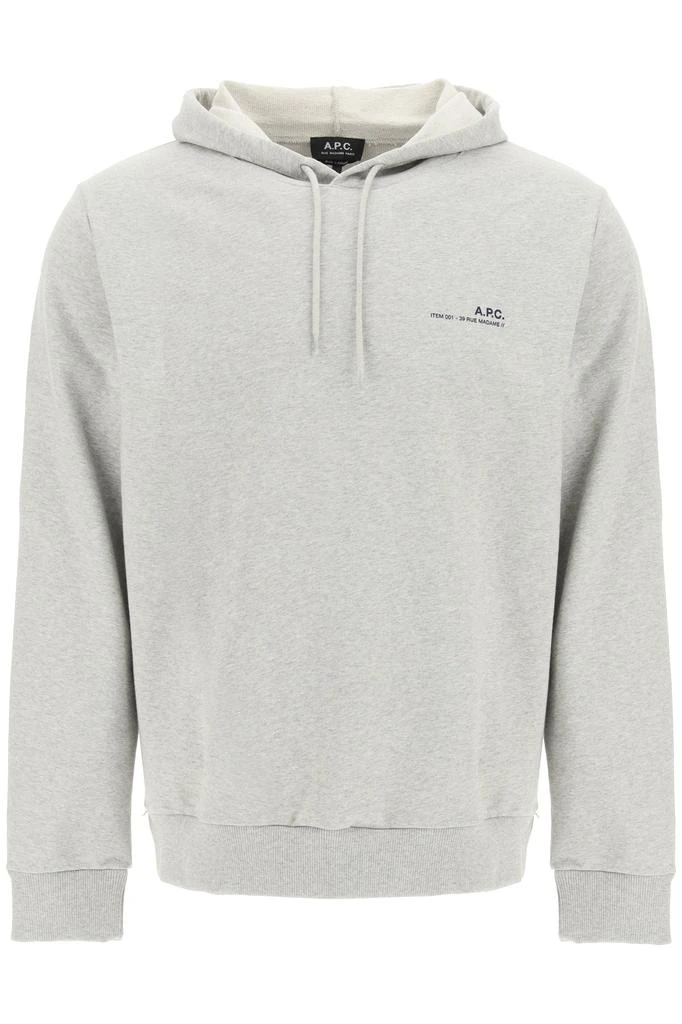 商品A.P.C.|A.p.c. item 001 logo print hoodie,价格¥1120,第1张图片