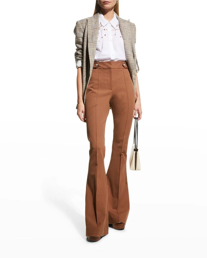 商品VERONICA BEARD|Elsbury Flare-Leg Pants,价格¥1493,第3张图片详细描述