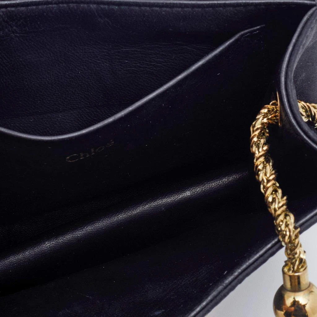 Chloe Black Satin and Leather Mini Sally Shoulder Bag 商品