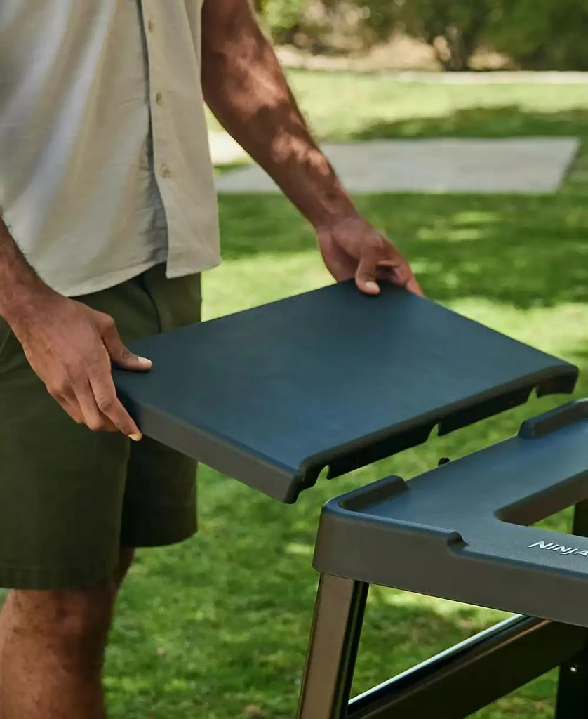 商品Ninja|Wood fire Attachable Side Table with 3 Side Hooks, XSKUSSDTBL,价格¥148,第4张图片详细描述