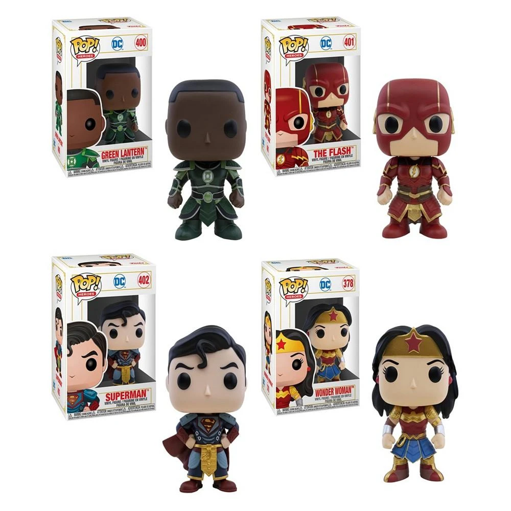 商品Funko|Heroes Pop Imperial Palace the Lantern, the Flash, Superman and Wonder Woman 4 Piece Collectors Set,价格¥247,第3张图片详细描述