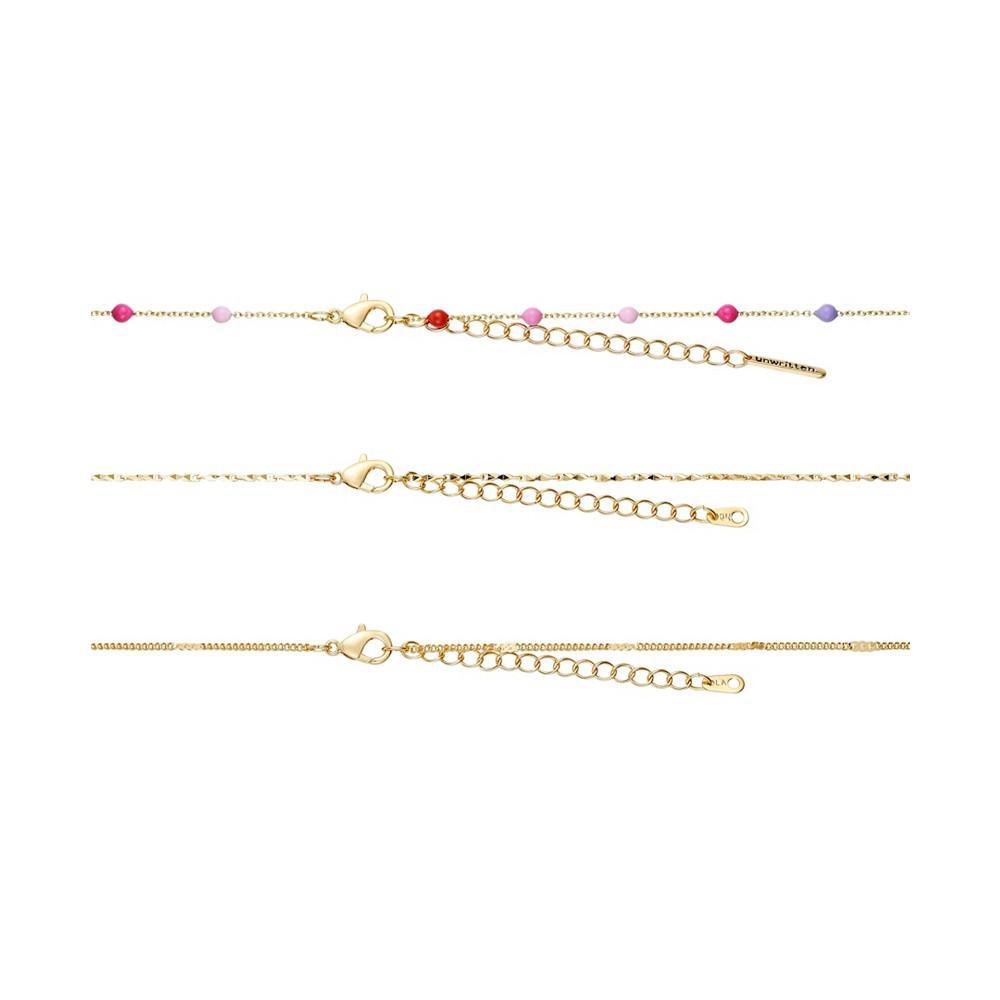 商品Unwritten|14K Gold Flash-Plated Butterfly  Necklace Set,价格¥215,第4张图片详细描述