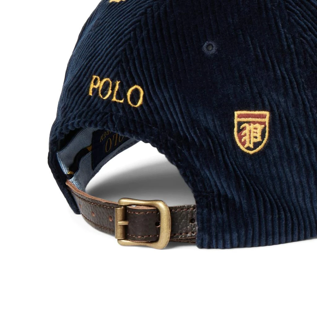 商品Ralph Lauren|Embroidered Corduroy Ball Cap,价格¥525,第3张图片详细描述