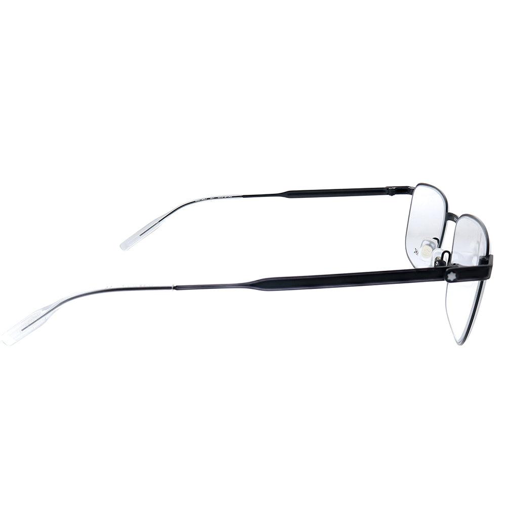 Mont Blanc  MB 0146O 001 Unisex Rectangle Eyeglasses 53mm商品第2张图片规格展示