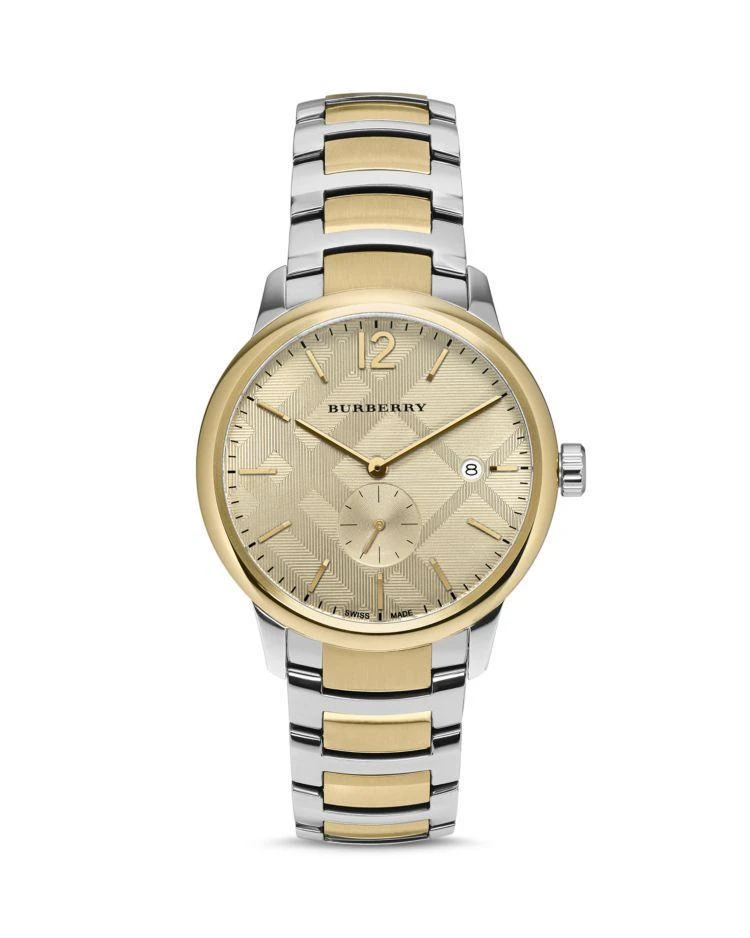 商品Burberry|Two Tone Stainless Steel Bracelet Watch, 40mm,价格¥4184,第1张图片