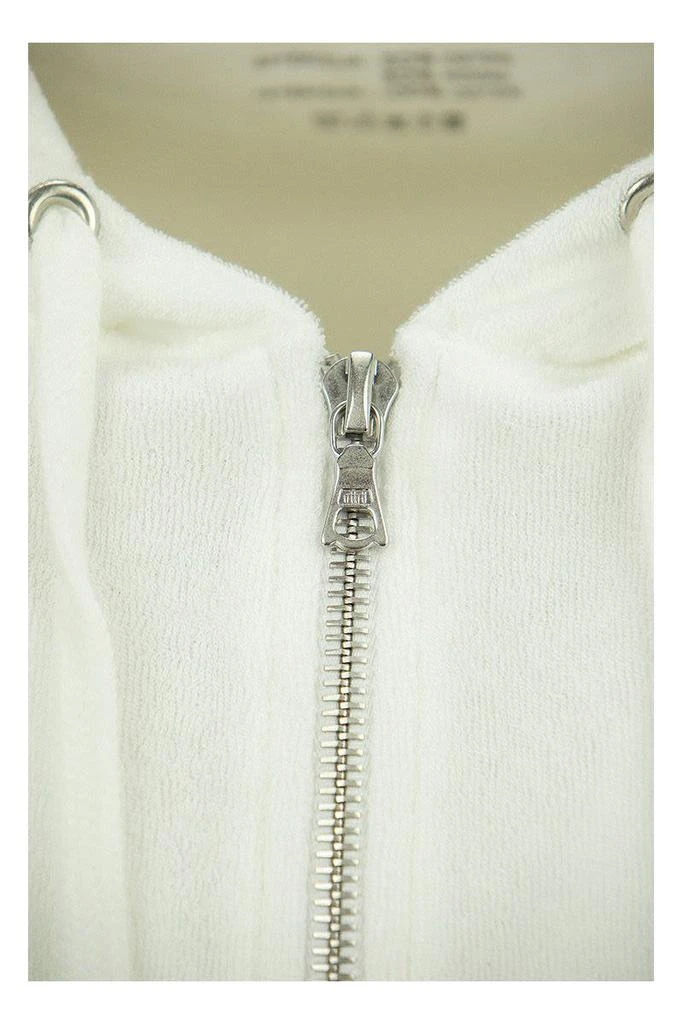 商品MAJESTIC FILATURES|MAJESTIC FILATURES Hooded sweatshirt in cotton and modal,价格¥888,第4张图片详细描述