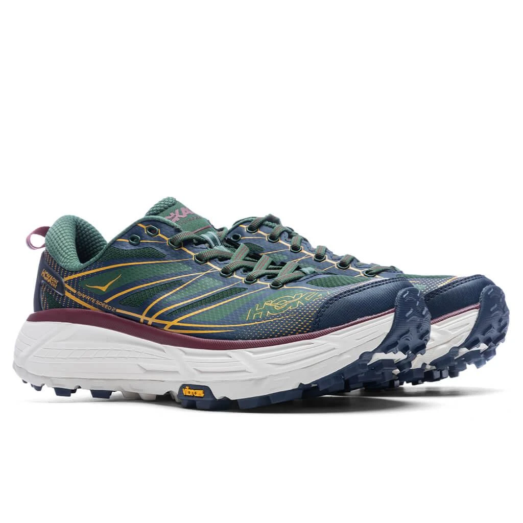 商品Hoka One One|Mafate Speed 2 - Mountain View/Outer Space,价格¥1275,第2张图片详细描述