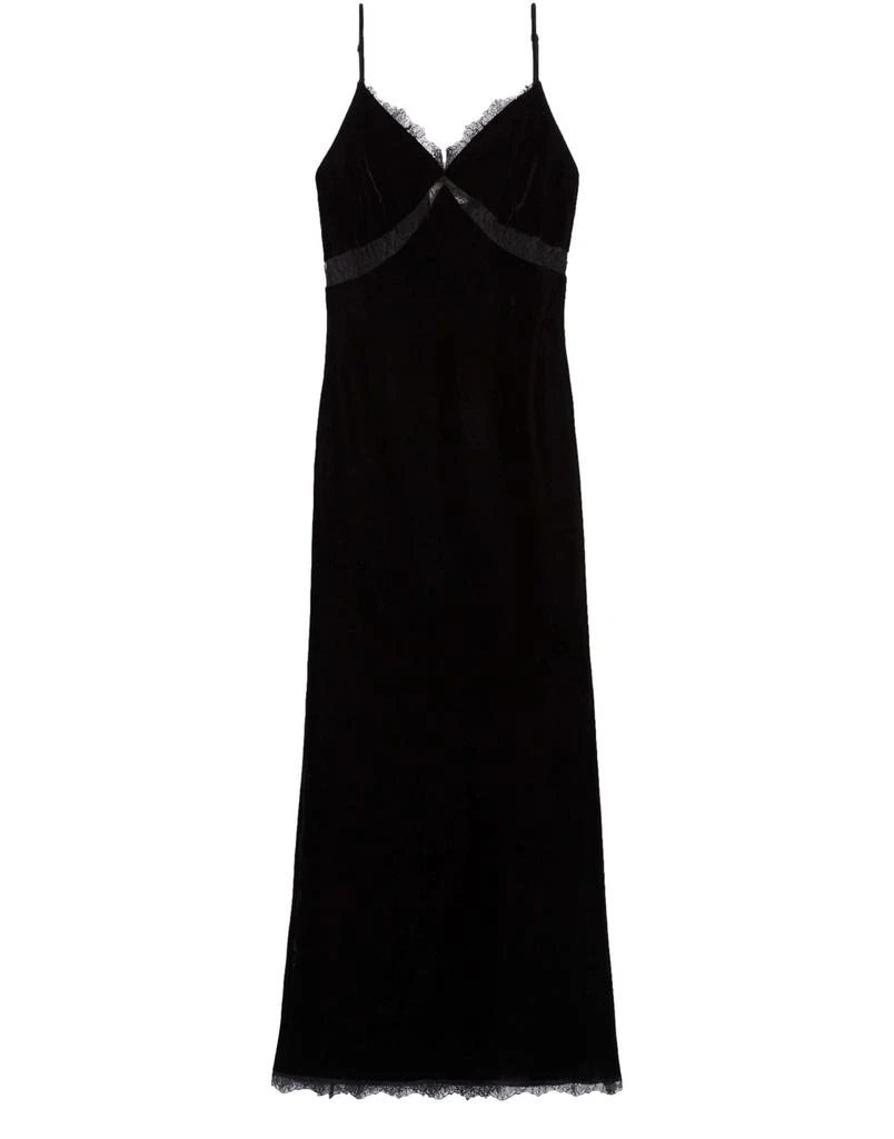 商品Claudie Pierlot|中长款丝绒连衣裙,价格¥1901,第1张图片