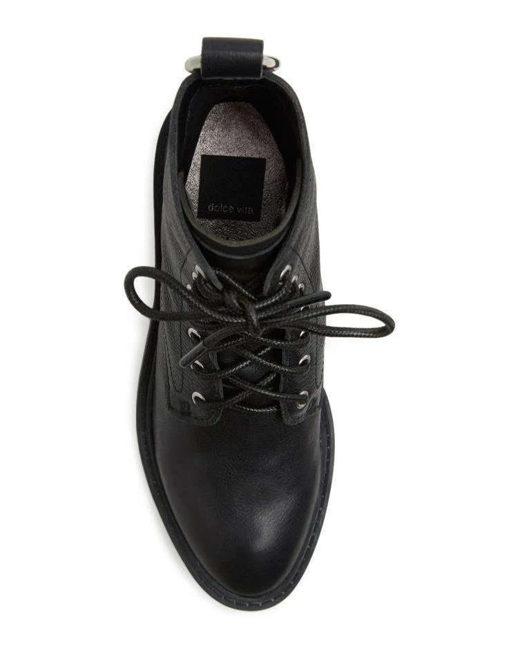 商品Dolce Vita|Women's Bardot Leather Combat Booties,价格¥1186,第3张图片详细描述