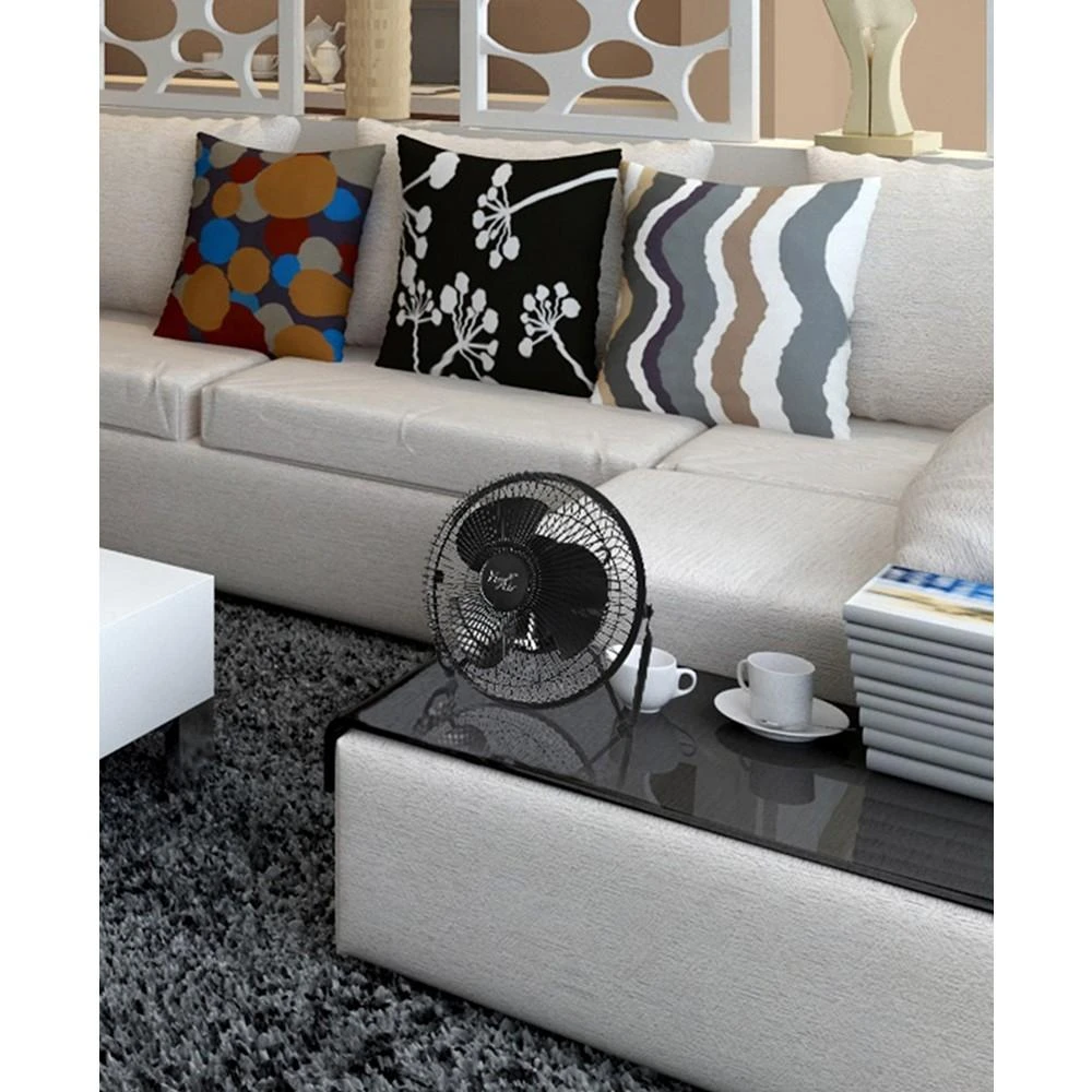 商品VieAir|Vie Air 8" High Velocity Metal Desk and Floor Fan,价格¥314,第2张图片详细描述