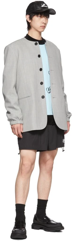 商品We11done|Blue & Black Reversible Sweater,价格¥2097,第4张图片详细描述