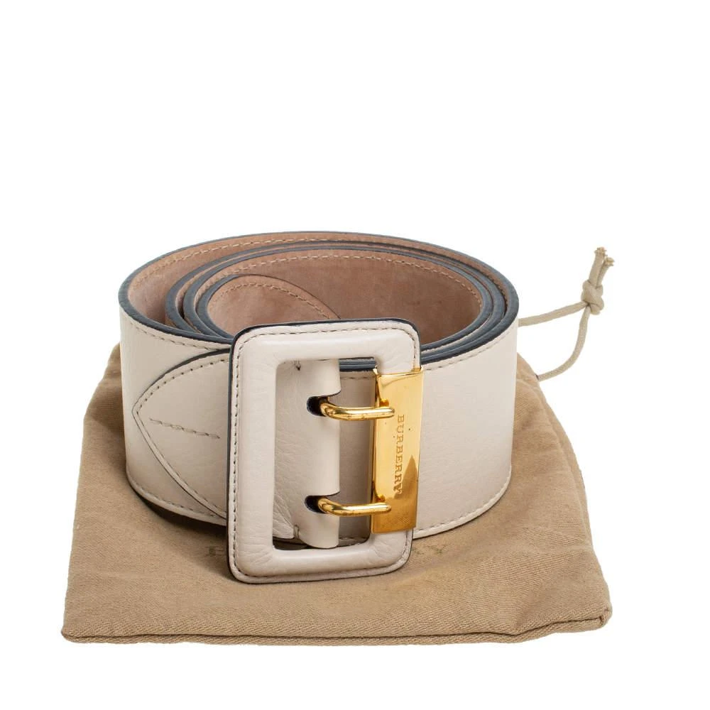 Burberry Light Beige Leather Cecile Waist Belt 90CM 商品