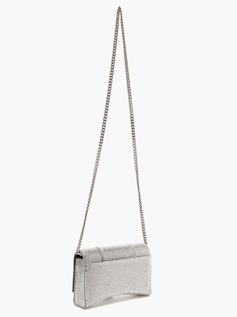 商品Balenciaga|Hourglass crystal-embellished cross-body bag,价格¥36158,第4张图片详细描述