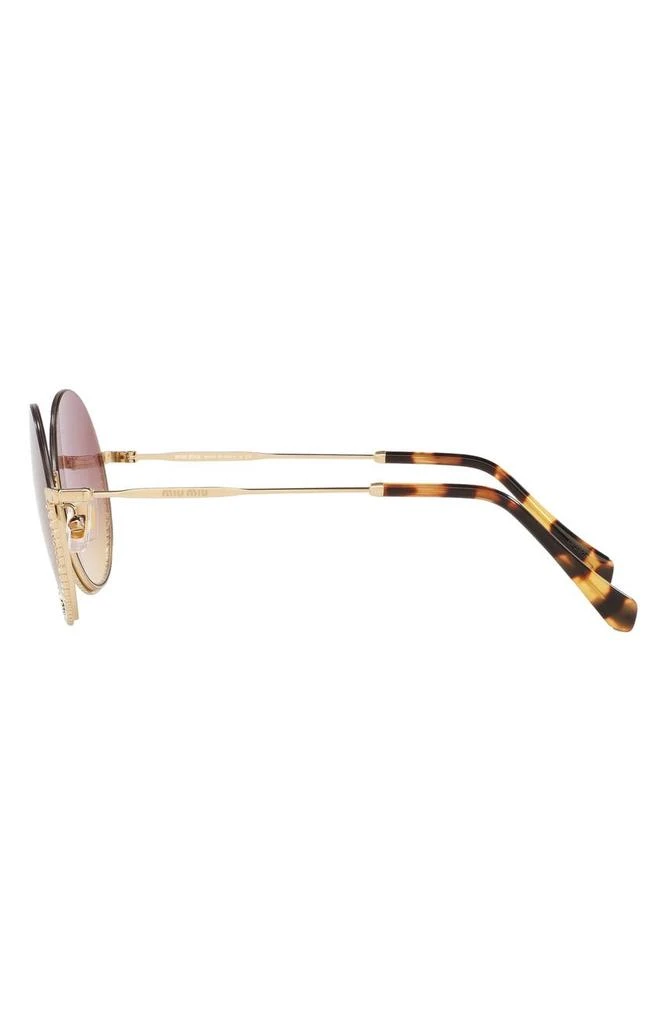 商品Miu Miu|55mm Round Sunglasses,价格¥877,第4张图片详细描述