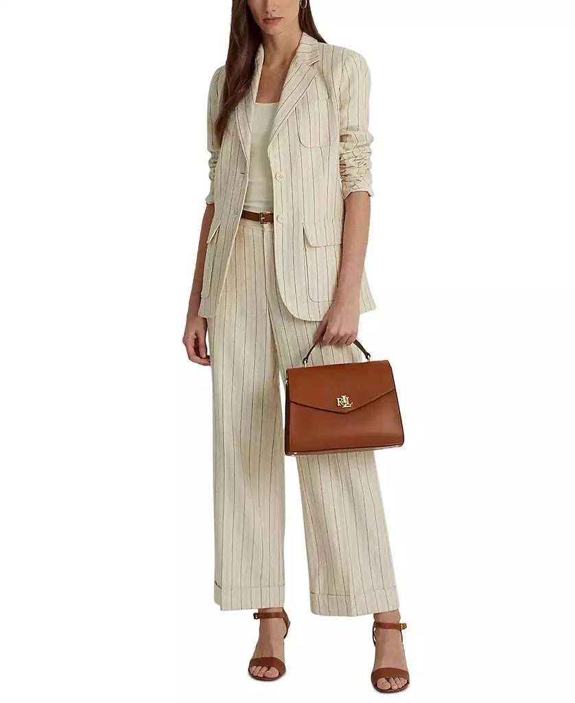 商品Ralph Lauren|Farrah Medium Leather Top-Handle Satchel,价格¥3196,第1张图片