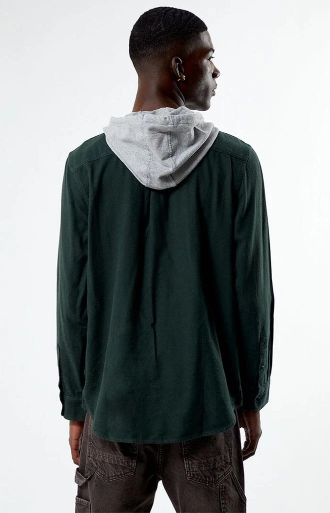 商品Vans|Parkway II Hooded Flannel Shirt,价格¥614,第4张图片详细描述