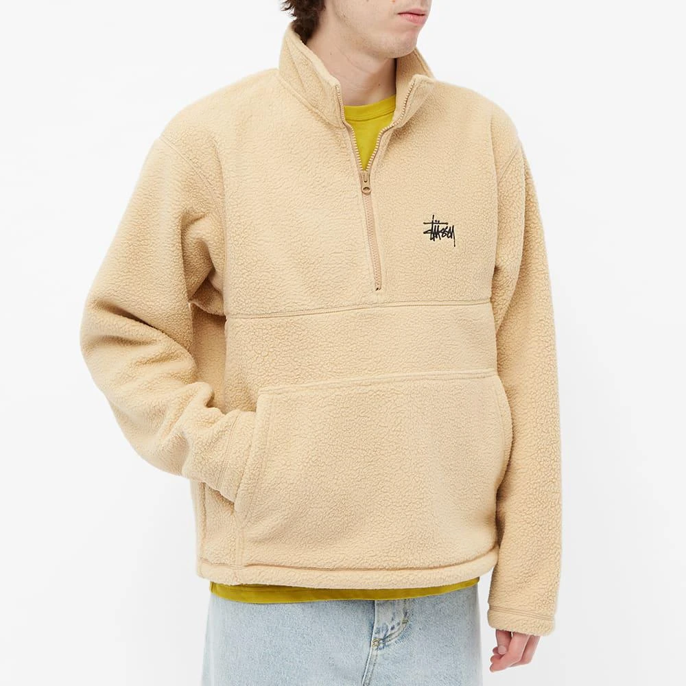 商品STUSSY|Stussy Half Zip Mock Neck,价格¥844,第4张图片详细描述