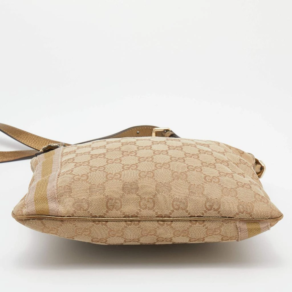 Gucci Beige/Gold GG Canvas Jolicoeur Charms Messenger Bag 商品
