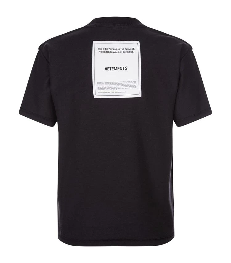 商品Vetements|Inside-Out T-Shirt,价格¥932,第2张图片详细描述