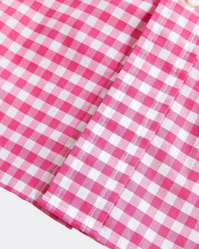 商品Vineyard Vines|Gingham On-The-Go brrr° Classic Fit Shirt,价格¥286,第4张图片详细描述