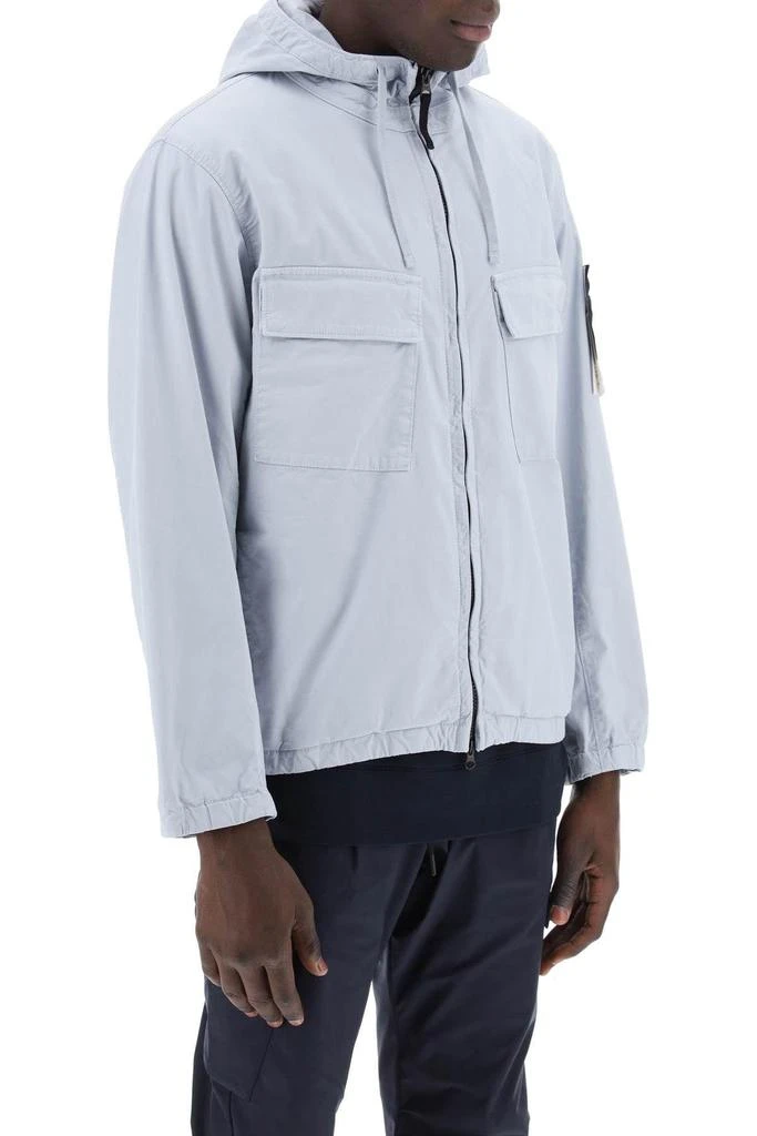 商品Stone Island|Supima Cotton Twill Stretch-TC jacket,价格¥3150,第3张图片详细描述