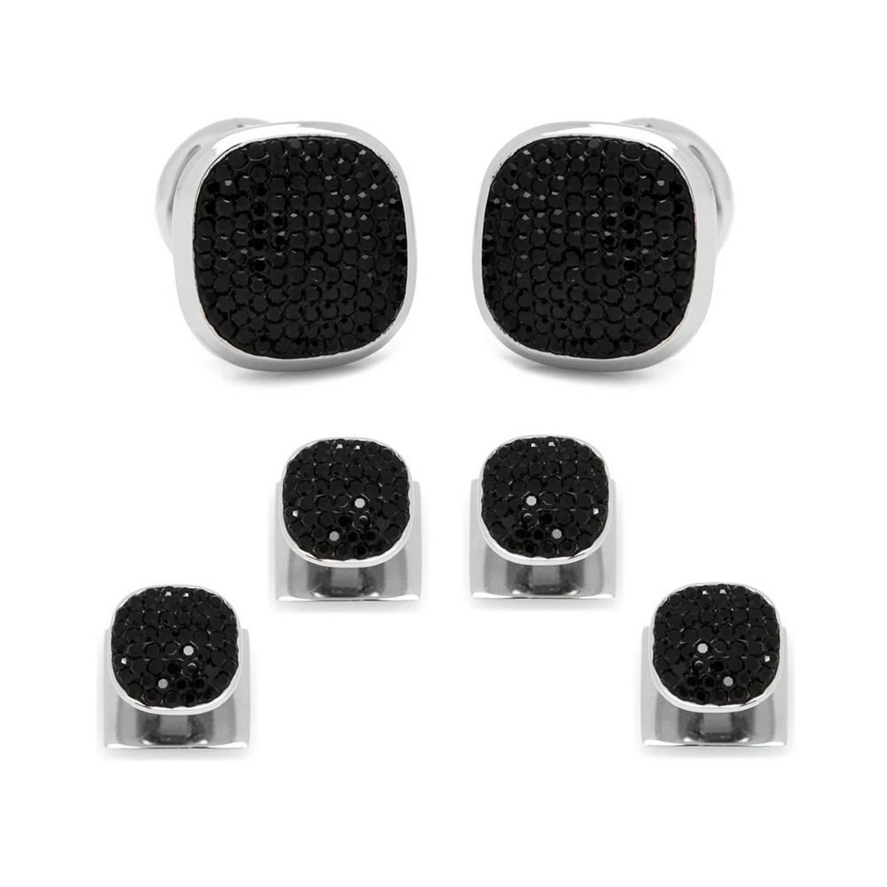 商品Ox and Bull Trading Co.|Men's Pave Cufflink and Stud Set,价格¥2317,第1张图片