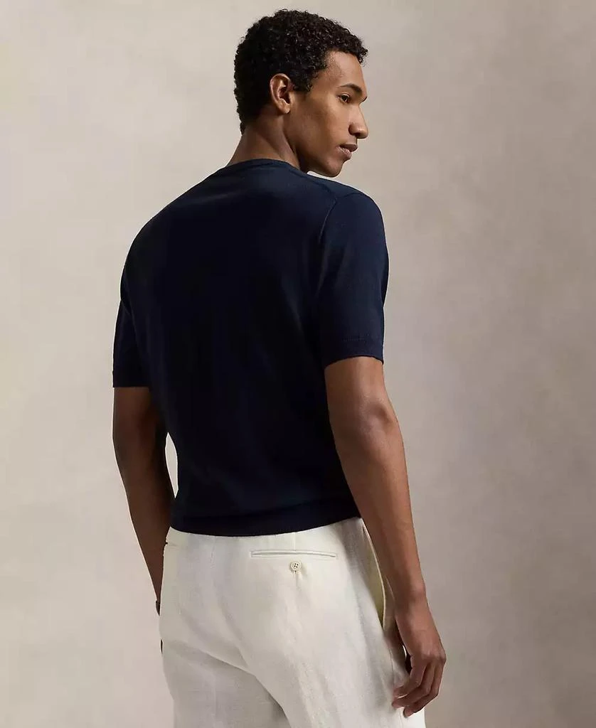 商品Ralph Lauren|Men's Cotton Crewneck Short-Sleeve Sweater,价格¥445,第2张图片详细描述