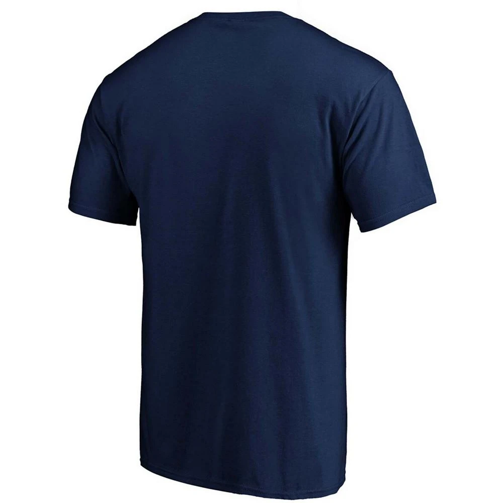 商品Fanatics|Men's Navy Oklahoma City Thunder Primary Team Logo T-shirt,价格¥162,第3张图片详细描述