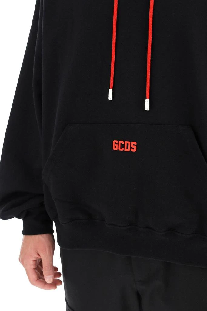 商品GCDS|HOODIE WITH RUBBERIZED MICRO LOGO,价格¥1064,第5张图片详细描述