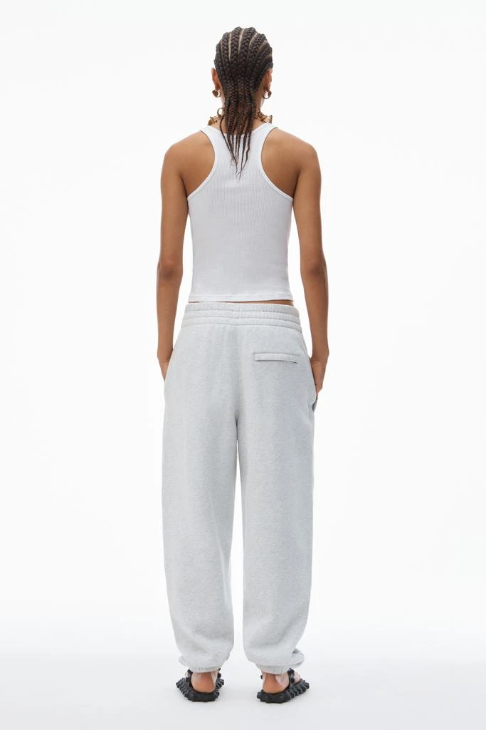 商品Alexander Wang|PUFF LOGO SWEATPANT IN STRUCTURED TERRY,价格¥2218,第5张图片详细描述