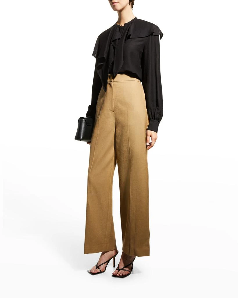 商品Recto|Valeri Long-Sleeve Ruffle Blouse,价格¥1473,第3张图片详细描述