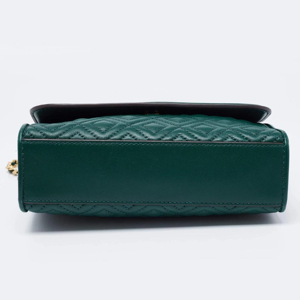 Tory Burch Green Leather Fleming Shoulder Bag 商品