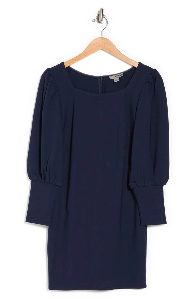 商品Love by Design|Square Neck Bishop Sleeve Mini Dress,价格¥189,第3张图片详细描述