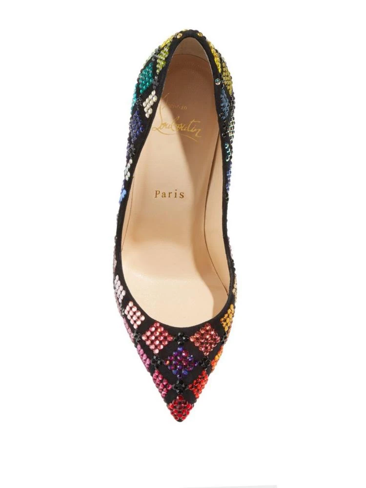 商品Christian Louboutin|Arletta 100 VV Strass Harlequin Pumps,价格¥17960,第4张图片详细描述