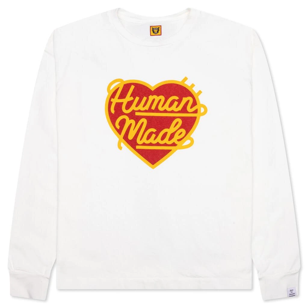 商品Human Made|Graphic L/S T-Shirt #4 - White,价格¥1082,第1张图片