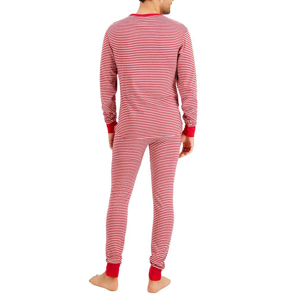 商品Hanes|Men's Long John Sleep Pajamas, 2-Piece Set,价格¥225,第2张图片详细描述