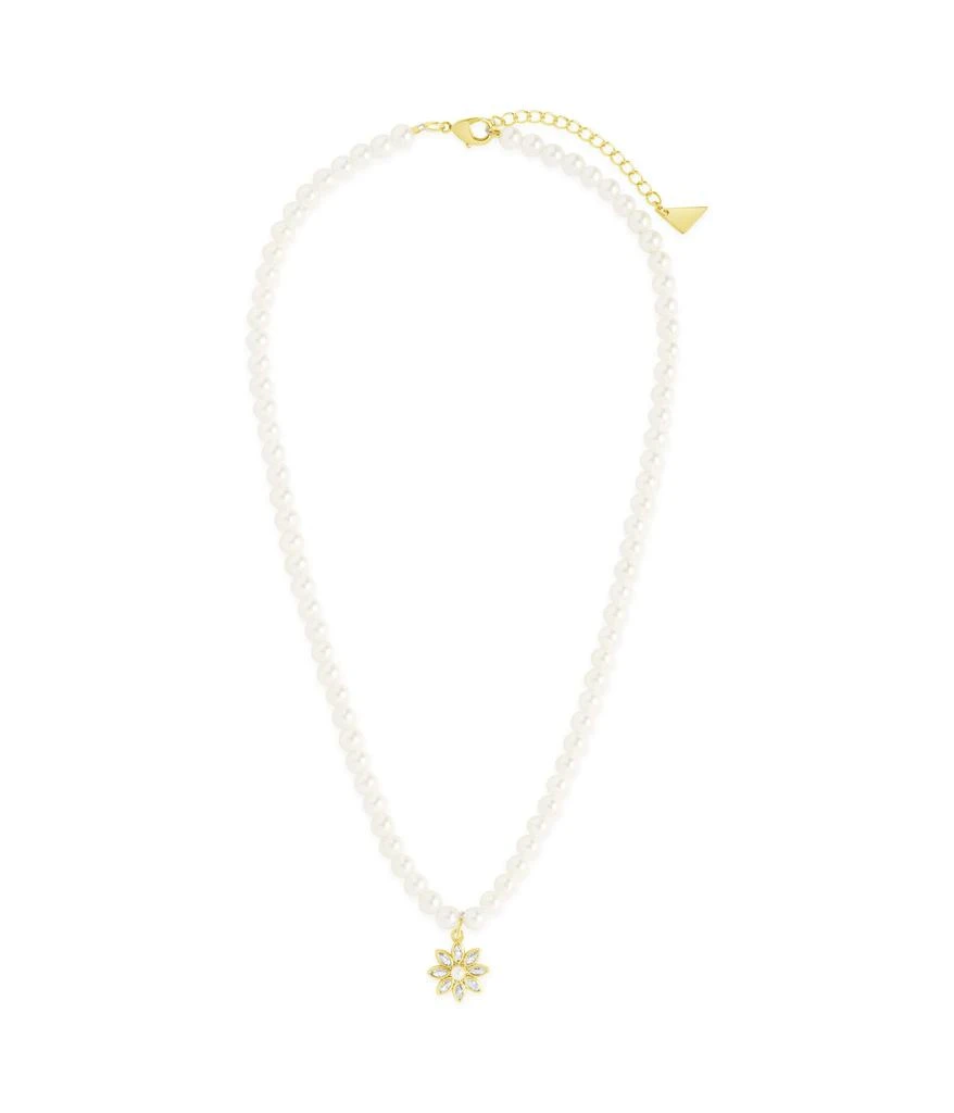 商品Sterling Forever|Esti Pearl Necklace,价格¥565,第2张图片详细描述