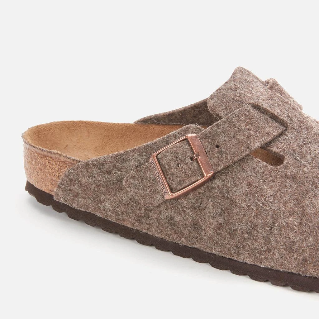 商品Birkenstock|Birkenstock Men's Boston Wool Mules - Cacao,价格¥886,第4张图片详细描述